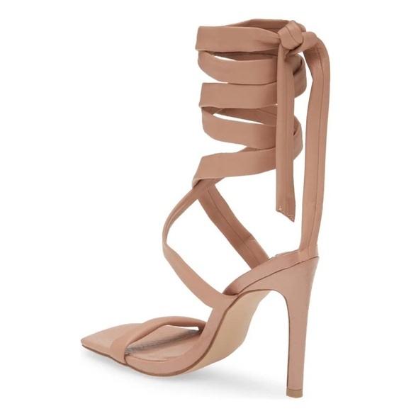 NEW Steve Madden Utilize Ankle Tie Sandals in Tan size 9.5 - Picture 3 of 12